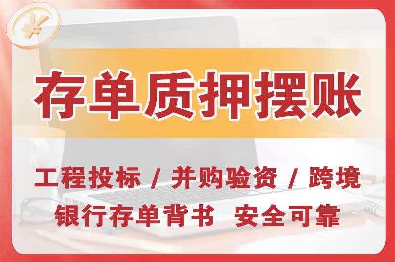 津南大额存单质押摆账