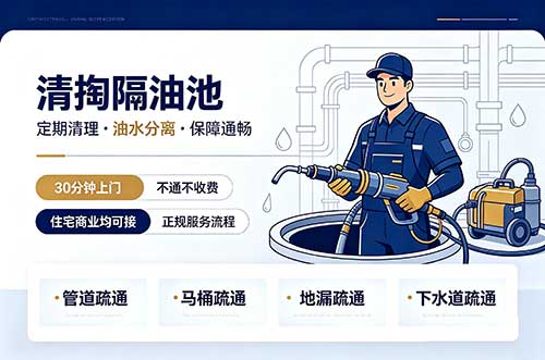 津南清掏隔油池